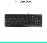 LOGITECH WIRED KEYBOARD (K120)