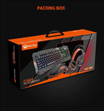 MEETION 4 IN 1 PC GAMING KITS KEYBOARD MOUSE HEADPHONE MOUSE PAD (C505)