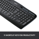 Logitech Wireless Keyboard Mouse (MK330)