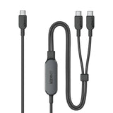 ANKER 2 IN 1 USB-C TO USB-C CABLE 4FT 140W (A8895H11)