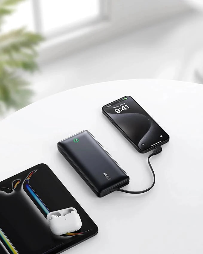 anker nano power bank 30w built in usb c cable Anker Nano Power Bank 20K 30W Built in USB-C Cable (A1387H11)