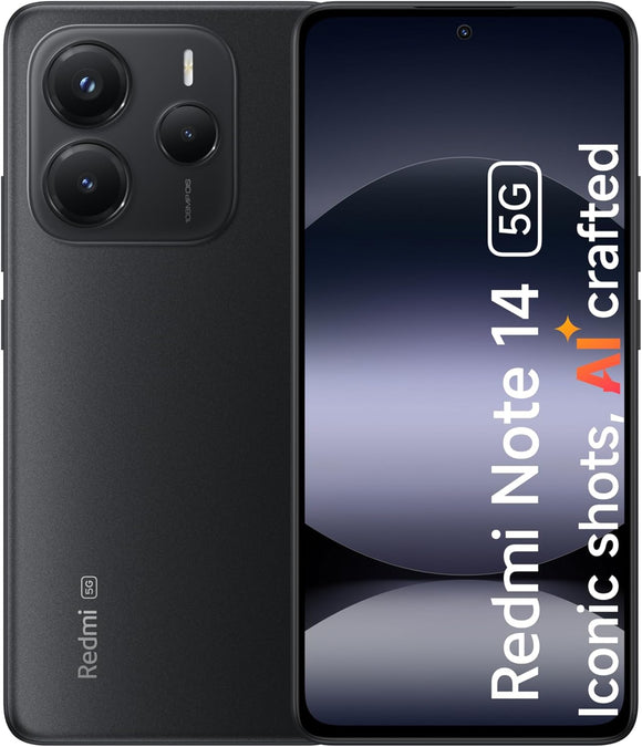 REDMI NOTE 14 8GB RAM 256GB ROM 5G MIDNIGHT BLACK