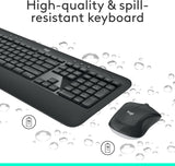 LOGITECH ADVANCED WIRELESS KEYBOARD AND MOUSE (MK540)