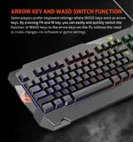 MEETION 4 IN 1 PC GAMING KITS KEYBOARD MOUSE HEADPHONE MOUSE PAD (C505)