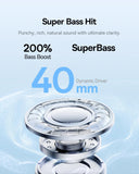 Baseus Bass BH1 Lite Wireless Headphones Cosmic Black (A0203C00)
