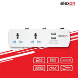 ELEXON ADAPTOR 2USB (EL 7317U) - IBSouq