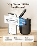 NIIMBOT SMART LABEL PRINTER D11 SERIES BLACK