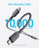 ANKER 2 IN 1 USB-C TO USB-C CABLE 4FT 140W (A8895H11)