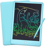 LCD Writing Tablet 10 Inch Colorful Screen Drawing Tablet Blue - IBSouq