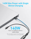 ANKER 2 IN 1 USB-C TO USB-C CABLE 4FT 140W (A8895H11)