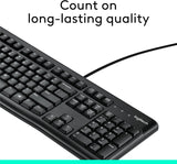 LOGITECH WIRED KEYBOARD (K120)
