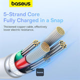 Baseus Fast Charging cable Pudding Series Type-c to lightning 20w 1.2m White