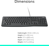 LOGITECH WIRED KEYBOARD (K120)