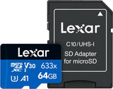Lexar 633x MicroSDXC UHS-1 64GB - IBSouq