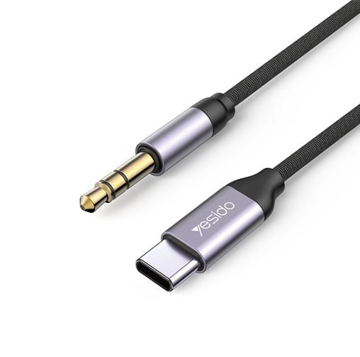 Yesido AUX Adapter Type-c to 3.5mm Audio Cable 100CM (YAU20) - IBSouq
