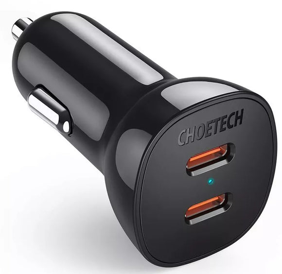 Choetech PD 40W Dual USB-C Car Charger (TC0008)