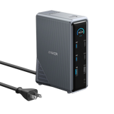 Anker Prime Charging Docking Station ( 14-in-1, Dual Display, 160W ) Gray – A83B62A1