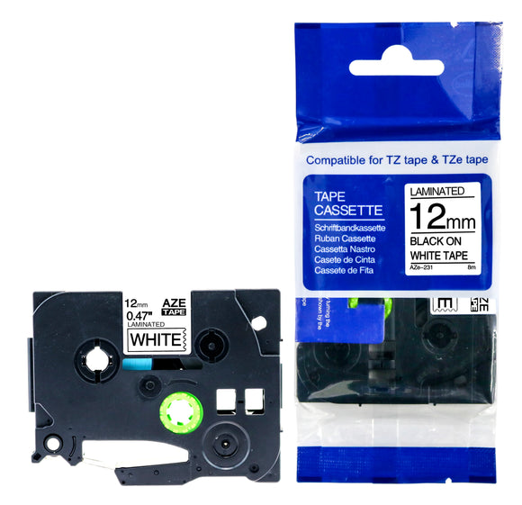 Compatible Brother Label Tape 12mm (AZe-231)