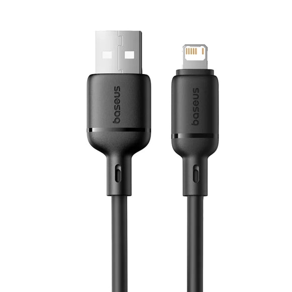Baseus Silky Fast Charging Cable USB-A to Lightning 2.4A 1M Cluster Black