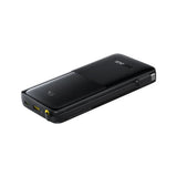 Baseus Bipow2 Digaital Power Bank 10K mah 20W  White Builtin  Type-C Cable Black