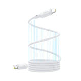 Baseus PicoGo Magnetic Liquid Silicone Fast Charging Cable USB-C to USB-C 240W 1M White