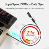 UNITEX USB-C EXTENSION  CABLE 0.5M (C14086BK)
