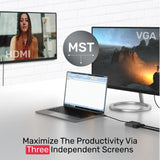 UNITEK USB-C TO 4K HDMI AND FULL HD VGA ADAPTER (D1049A)