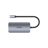 UNITEK USB-C HUB 5 IN 1 2 PORTS HDMI AND VGA  AND USB-C AND USB-A (D1051A)