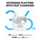 Anker Soundcore K20i Semi-in-Ear Bluetooth Earbuds White (A3994H21)