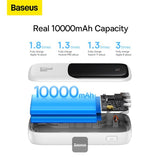 Baseus Built-IN USB-C Cable Baseus Qpow Pro+ Digital Display Fast Power Bank (PPQDP10) - IBSouq