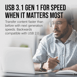 PNY Elite-X Fit USB 3.1 Flash Drive 128GB 200MB/s