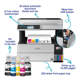 Epson L6490 EcoTank A4 Wi-Fi Duplex 4-in-1 Printer with ADF