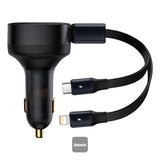 Baseus Car Charger 2 in 1 (CCTX-CL) - IBSouq