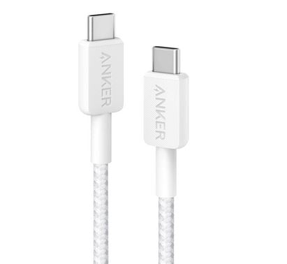 Anker 322 USB-C to USB-C Cable 3ft Braided A81F5H21