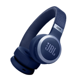 JBL Live 670NC Wireless On-Ear Headphones with True Adaptive Noise Cancelling Blue Color , JBL Signature Sound, Bluetooth 5.3, 65-Hour Battery & Speed Charge