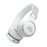 JBL Live 670NC Wireless On-Ear Headphones – True Adaptive Noise Cancelling, JBL Signature Sound, 65-Hour Battery, Bluetooth 5.3 – White