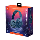 JBL HEADSET QUANTUM100 AUX BLACK, BLUE, WHITE