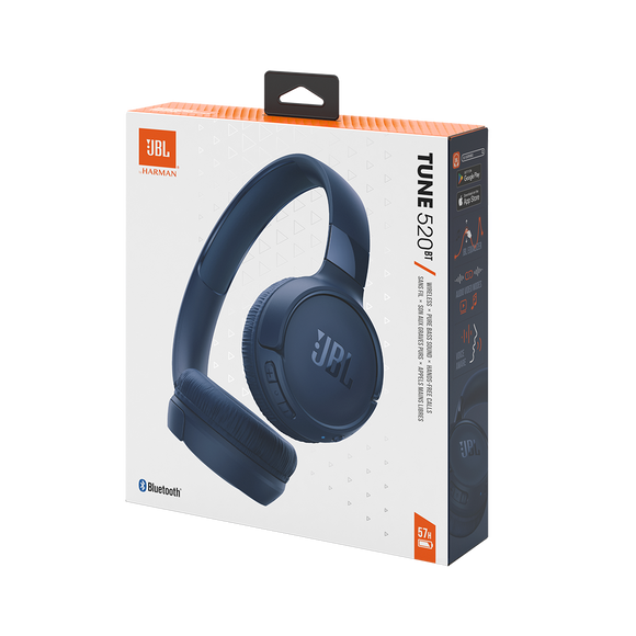 JBL TUNE 520BT WIRELESS PURE BASS BLUE