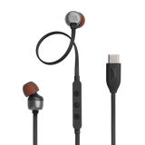 JBL TUNE310C USB-C WIRED HI-RES-IN-EAR HEADPHONES BLACK , BLUE, RED, WHITE