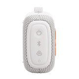 JBLGO5 WHITE ULTRA PORTABLE BLUETOOTH WATERPROOF SPEAKER