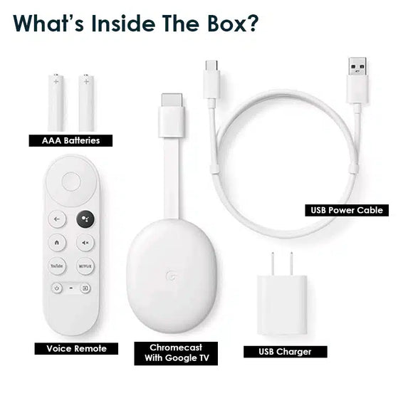 Google Chromecast 1080 HD with Remote Control