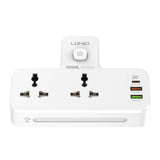 LDNIO SC2311 Power Strip 2 Port with 2 USB and 1 USB-C PD & QC3.0 - IBSouq