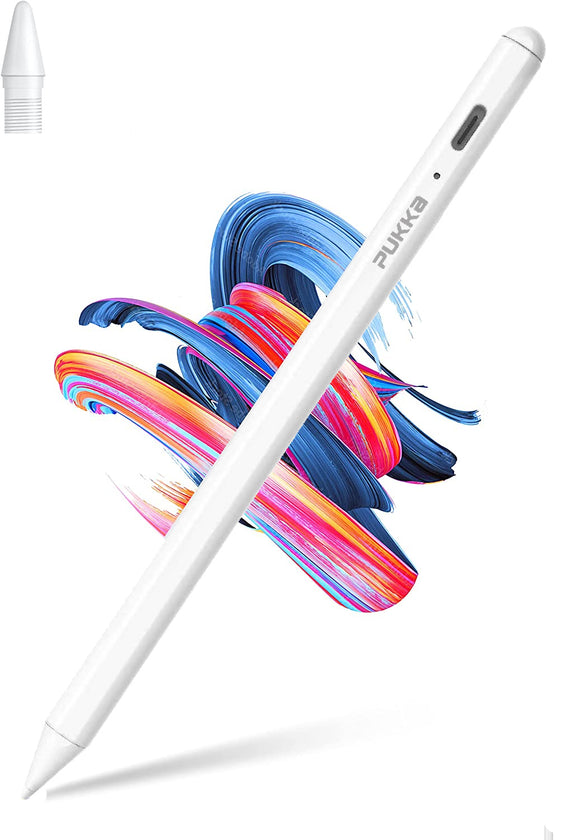 Pukka Pen Compatible with Apple iPads (Pukka P1) White - IBSouq