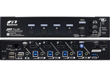 UNITEK 5GBPS HDMI KVM SWITCH SHARES 1 HDMI 4K  60HZ DISPLAY AND 4 USB PORTS (V1309A)