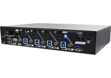 UNITEK 5GBPS HDMI KVM SWITCH SHARES 1 HDMI 4K  60HZ DISPLAY AND 4 USB PORTS (V1309A)