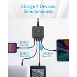 ANKER POWERPORT ATOM III 63W SLIM - BLACK A2046K11