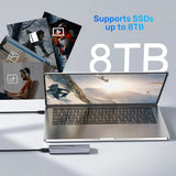UNITEK M.2 PCIE NVME SSD ENCLOSURE (S1241B)