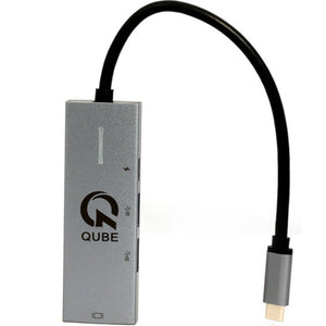 QUBE TYPE-C 4in1 Adapter (QADN22002) - IBSouq