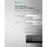 Devia Pure Clear Megnetic Shockproof Case For iPhone 15 Plus