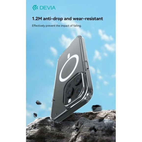 Devia Pure Clear Megnetic Shockproof Case For iPhone 15 Plus